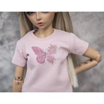 Photo of Футболка розовая пудра с рисунком