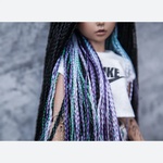 Photo of Парик "Черный Космо" 6-7 Minifee (17см)