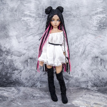 Photo of Парик "Черно-розовый" 6-7 Minifee (17см)