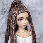 Photo of Парик "2 тона коричневых" 6-7 Minifee (17см)