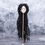 Photo of Парик Черный Гофре 4-5