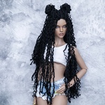 Photo of Парик "Черный" гофре SD 7-8-9