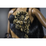 Photo of Корсаж черный с золотом для Fashion Royalty NuFace