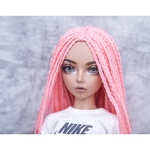 Photo of Парик "Персик" с блестящими нитями 6-7 Minifee (голова 17см)