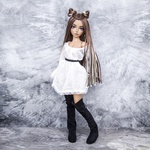 Photo of Парик "Коричневый-блонд" омбре 6-7 Minifee (17см)