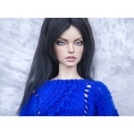 Photo of Кроп Свитер ярко синий