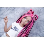 Photo of Парик "Розово-черный" 6-7 Minifee (17см)