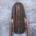 Photo of Парик "коричневый с золотом" 5-6 Iple Fid 14.5см