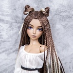 Photo of Парик "Коричневый-блонд" омбре 6-7 Minifee (17см)