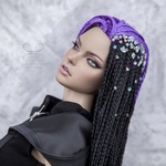 Photo of Парик "черно-фиолетовый" SD 7-8-9