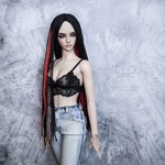 Photo of Парик "черный+красный" SD 7-8-9