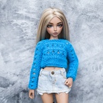 Photo of Свитер Ярко Голубой