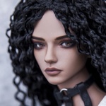 Photo of Парик "черный" гофре 5-6 Iple Fid 14.5см