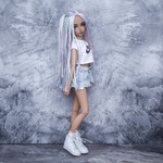 Photo of Парик "Нежная радуга" 6-7 Minifee (17см)