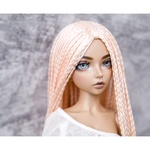 Photo of Парик "Персик-розовый-желтый" омбре 6-7 Minifee (17см)