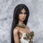 Photo of Корсаж - цветы на бежевом (Золочение поталью) на тело NuFace