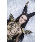 Photo of Парик "Черный" с рожками SD 7-8-9