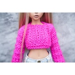 Photo of Кроп Свитер "Розовый Неон"