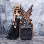 Photo of Деревянный Трон "Бабочка" с подушками