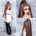 Photo of Парик "2 тона коричневых" 6-7 Minifee (17см)