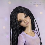 Photo of Парик 6-7 Minifee (17см) Экстра длинный черный