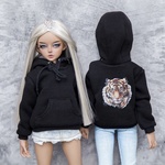 Photo of Худи с капюшоном черный - тигр