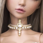 Photo of Корсаж с золотом и стразами для  E (Full) bust