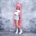 Photo of Парик "Персик" с блестящими нитями 6-7 Minifee (голова 17см)