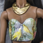 Photo of Корсаж - Птицы (со стеклом) на тело NuFace