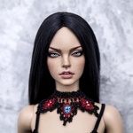 Photo of Украшение из бисера - черное с красным и голубым