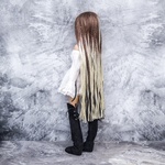 Photo of Парик "Коричневый-блонд" омбре 6-7 Minifee (17см)