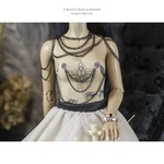 Photo of Корсаж Нюд с тату и украшение на шею/плечи