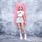 Photo of Парик "Персик" Гофре 6-7 Minifee (голова 17см)