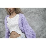 Photo of Кофта фиолетовая без застежки