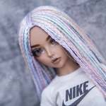 Photo of Парик "Нежная радуга" 6-7 Minifee (17см)