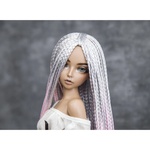 Photo of Парик "серо-розовый" 6-7 Minifee (голова 17см)