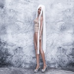 Photo of Парик "белый с блестящими нитями" 5-6 Iple Fid 14.5см