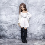 Photo of Парик "Коричневый-блонд" омбре 6-7 Minifee (17см)