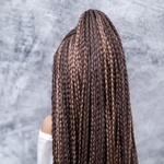 Photo of Парик "2 тона коричневых" 6-7 Minifee (17см)