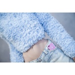 Photo of Свитер св. голубой пушистый с капюшоном