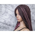 Photo of Парик "Розово-коричневый с малиновым" SD (размеры 7-8-9)