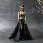 Photo of Корсаж черный с золотом для Poppy Parker