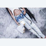 Photo of Парик "черный" гофре 5-6 Iple Fid 14.5см