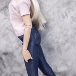 Photo of Джеггинсы т. синие с кармашками