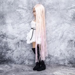 Photo of Парик "Персик-розовый-желтый" омбре 6-7 Minifee (17см)