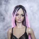 Photo of Парик "черно-розовый" SD 7-8-9