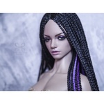 Photo of Парик "Черный+фиолетовый" SD 7-8-9