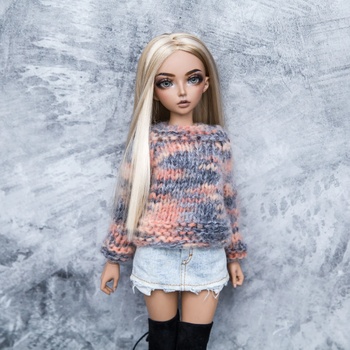 Photo of Свитер оранжево-серый