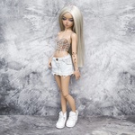 Photo of Парик "Блонд" со стразами (3х цветный)