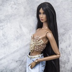 Photo of Корсаж шампань с золотом для Nu Face